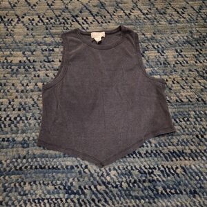 Altar'd State Gray Tank Top With Tie Back